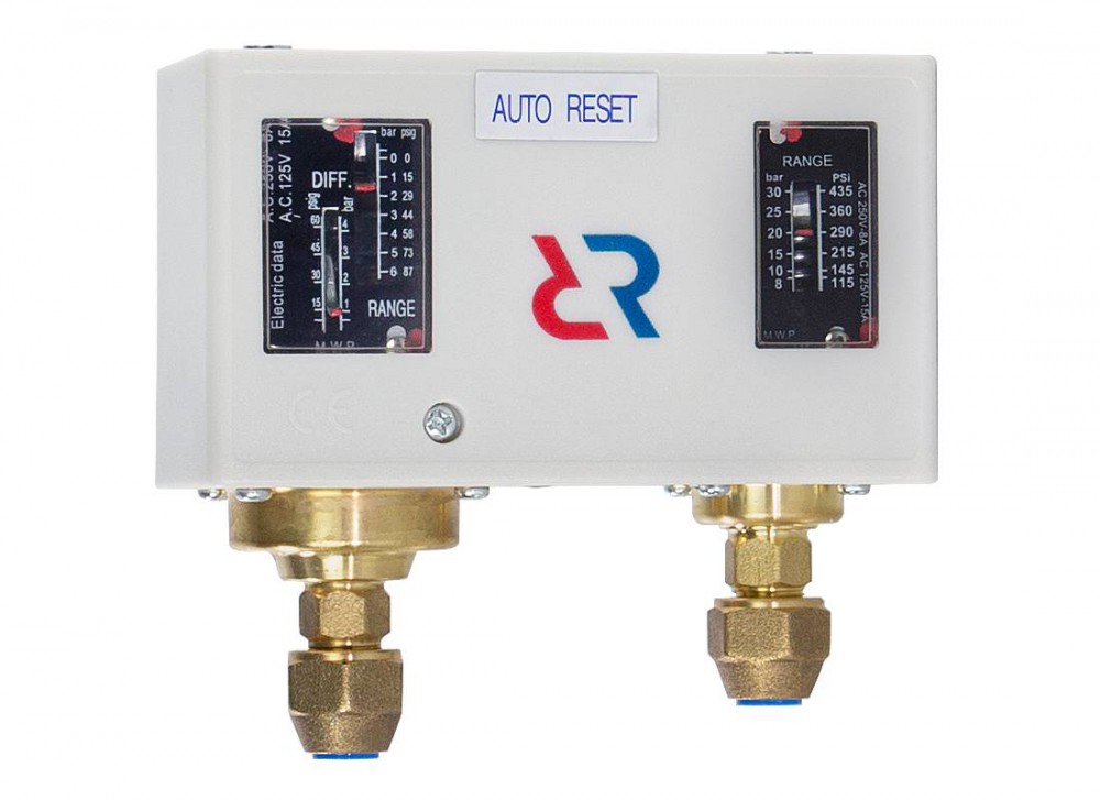 Реле давления двухблочные KP Ридан