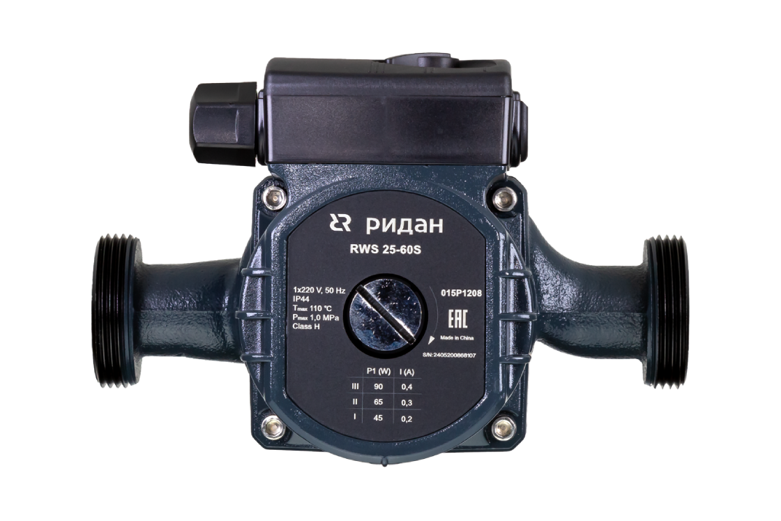 Насосы циркуляционные с мокрым ротором RW Ридан