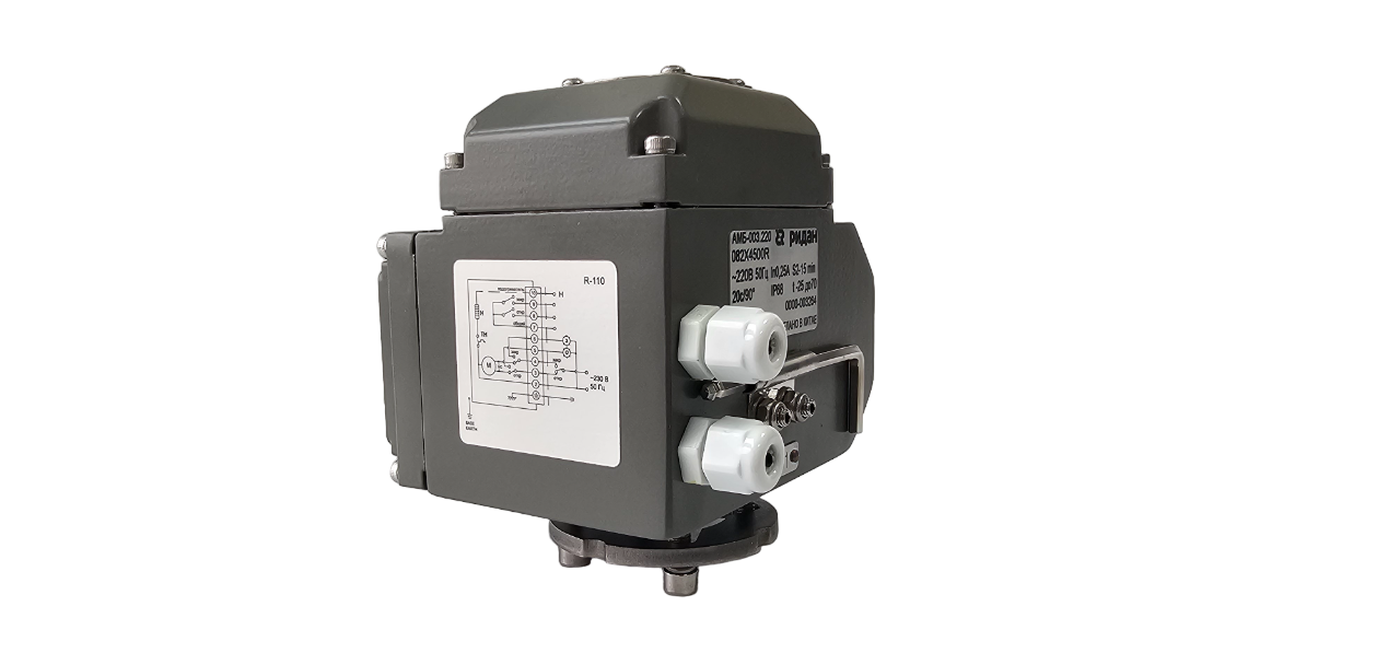 Ридан 082X4851R — Затвор дисковый ЗДМ с резьбовыми проушинами PN16, DN300, диск — нержавеющая сталь, с электроприводом 220В