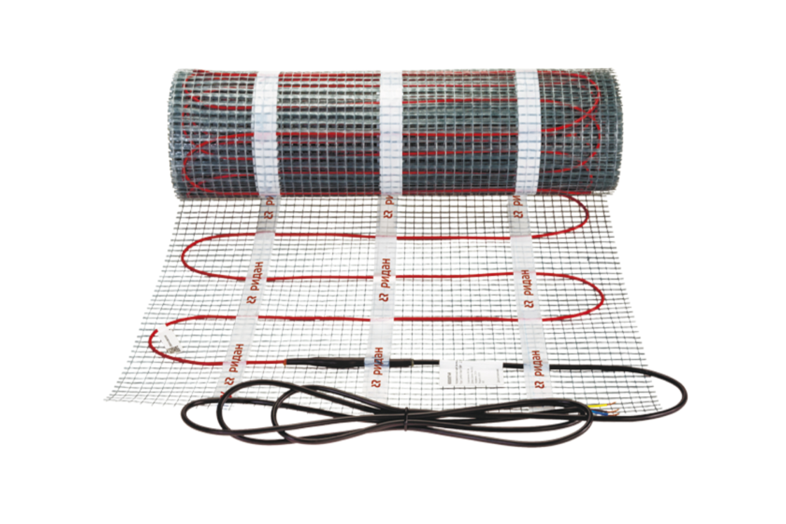 Ridan 21RT1079R — Нагревательный мат Ridan TF-200 3 м² с терморегулятором Ridan Twist (черный)